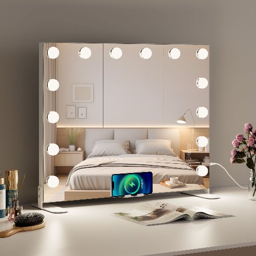 DP357-S Hollywood Mirror With Bluetooth Speakers