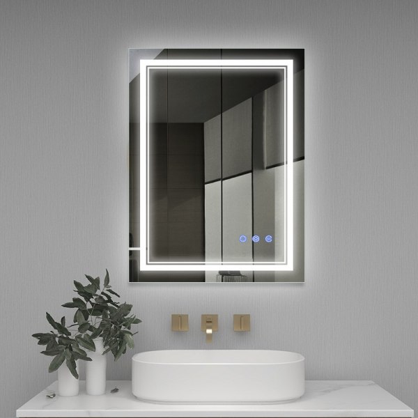 DP356 60*80cm led bathroom mirror
