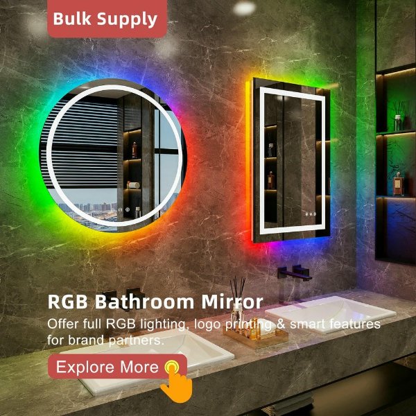 RGB Bathroom Mirror supplier manufacturers