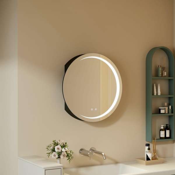 Round LED Bathroom Cabinet